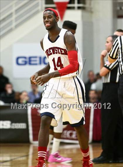 Thumbnail 1 in Brewster Academy vs. Tilton School (Spalding Hoophall Classic) photogallery.