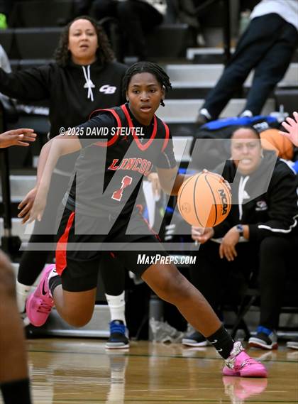 Thumbnail 3 in Lincoln vs. Christian Brothers (St. Mary's MLK Classic) photogallery.