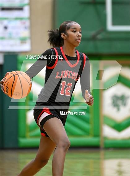 Thumbnail 2 in Lincoln vs. Christian Brothers (St. Mary's MLK Classic) photogallery.