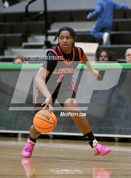 Thumbnail 3 in Lincoln vs. Christian Brothers (St. Mary's MLK Classic) photogallery.
