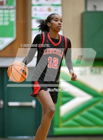 Thumbnail 1 in Lincoln vs. Christian Brothers (St. Mary's MLK Classic) photogallery.