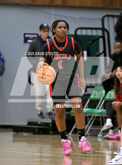 Thumbnail 3 in Lincoln vs. Christian Brothers (St. Mary's MLK Classic) photogallery.