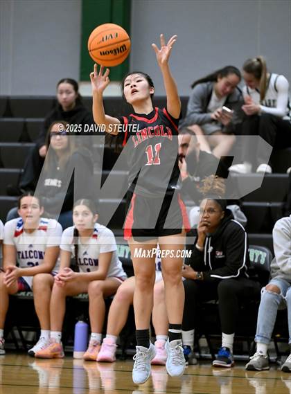 Thumbnail 2 in Lincoln vs. Christian Brothers (St. Mary's MLK Classic) photogallery.