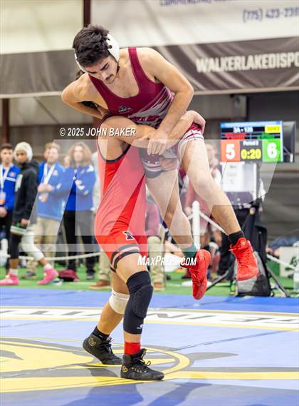 Thumbnail 3 in NIAA 3A State Wrestling Semi-Finals photogallery.