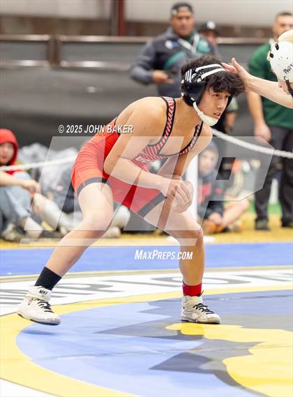 Thumbnail 2 in NIAA 3A State Wrestling Semi-Finals photogallery.