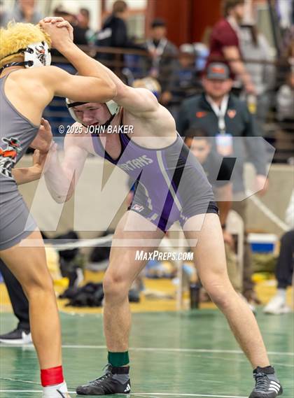 Thumbnail 1 in NIAA 3A State Wrestling Semi-Finals photogallery.