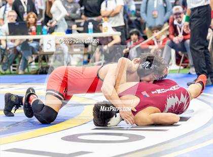 Thumbnail 2 in NIAA 3A State Wrestling Semi-Finals photogallery.