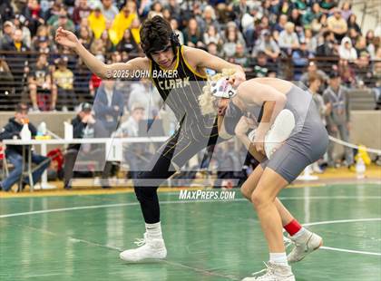 Thumbnail 1 in NIAA 3A State Wrestling Semi-Finals photogallery.