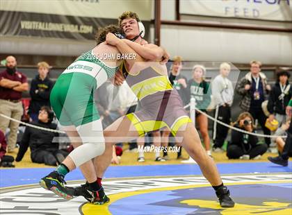 Thumbnail 1 in NIAA 3A State Wrestling Semi-Finals photogallery.