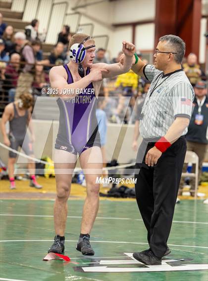 Thumbnail 3 in NIAA 3A State Wrestling Semi-Finals photogallery.