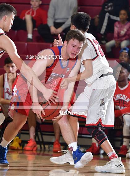 Thumbnail 1 in Buchanan vs. Lincoln (Trojan Christmas Classic) photogallery.