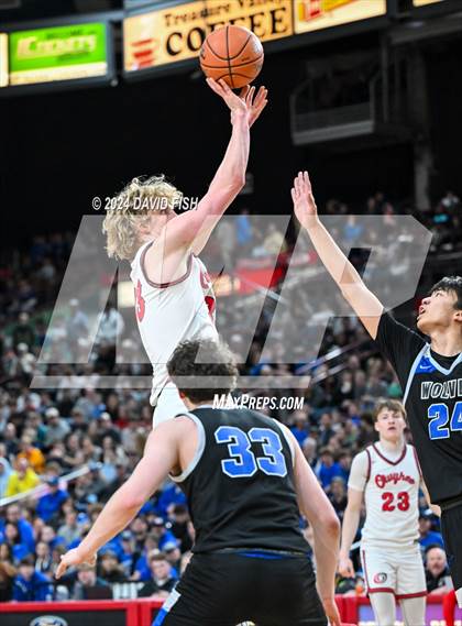 Thumbnail 1 in Owyhee vs. Timberline (IHSAA 5A Final) photogallery.