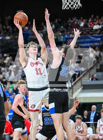 Thumbnail 1 in Owyhee vs. Timberline (IHSAA 5A Final) photogallery.
