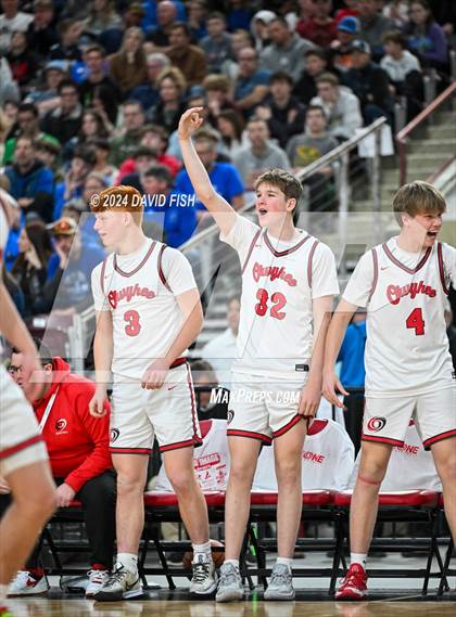 Thumbnail 2 in Owyhee vs. Timberline (IHSAA 5A Final) photogallery.
