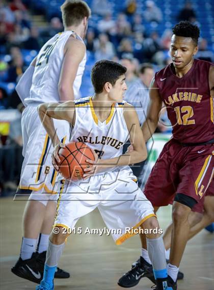 Thumbnail 3 in Lakeside vs. Bellevue (WIAA 3A Playoff) photogallery.