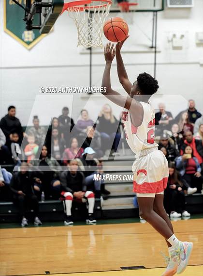 Thumbnail 1 in Center Moriches vs. South Bronx Prep (Gotham Hoops Showcase) photogallery.