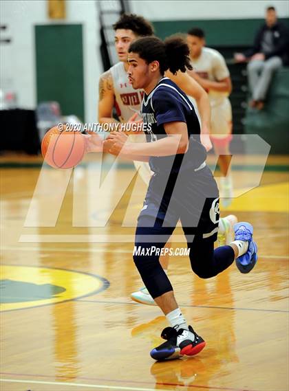 Thumbnail 1 in Center Moriches vs. South Bronx Prep (Gotham Hoops Showcase) photogallery.