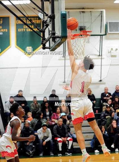 Thumbnail 1 in Center Moriches vs. South Bronx Prep (Gotham Hoops Showcase) photogallery.