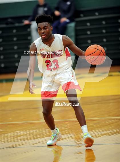 Thumbnail 1 in Center Moriches vs. South Bronx Prep (Gotham Hoops Showcase) photogallery.