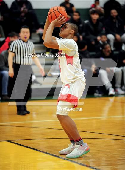 Thumbnail 2 in Center Moriches vs. South Bronx Prep (Gotham Hoops Showcase) photogallery.