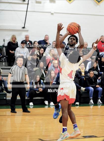 Thumbnail 3 in Center Moriches vs. South Bronx Prep (Gotham Hoops Showcase) photogallery.