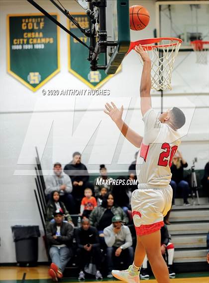 Thumbnail 2 in Center Moriches vs. South Bronx Prep (Gotham Hoops Showcase) photogallery.