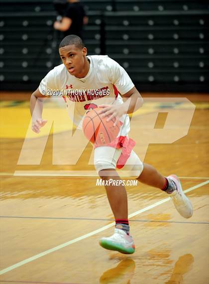 Thumbnail 3 in Center Moriches vs. South Bronx Prep (Gotham Hoops Showcase) photogallery.