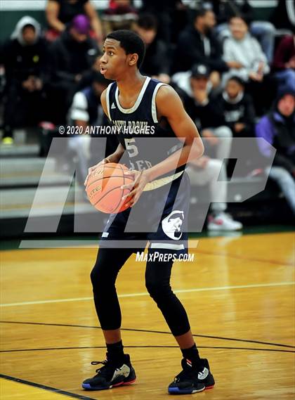 Thumbnail 1 in Center Moriches vs. South Bronx Prep (Gotham Hoops Showcase) photogallery.