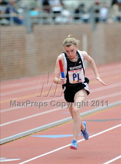 Thumbnail 3 in 117th Penn Relays (Girls 4x100 Large Schools heats 1-11) photogallery.