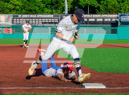 Thumbnail 2 in Xaverian vs. Monsignor McClancy (CHSAA BQ Final Game 2) photogallery.