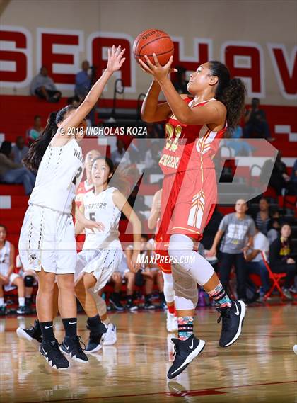 Thumbnail 2 in West Torrance vs. Cathedral Catholic (Battle at the Beach) photogallery.