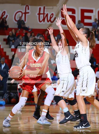 Thumbnail 1 in West Torrance vs. Cathedral Catholic (Battle at the Beach) photogallery.