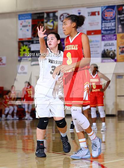 Thumbnail 2 in West Torrance vs. Cathedral Catholic (Battle at the Beach) photogallery.