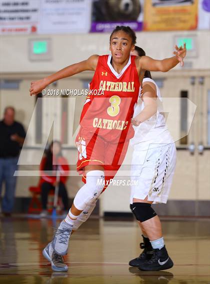 Thumbnail 3 in West Torrance vs. Cathedral Catholic (Battle at the Beach) photogallery.