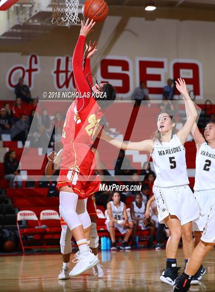 Thumbnail 2 in West Torrance vs. Cathedral Catholic (Battle at the Beach) photogallery.