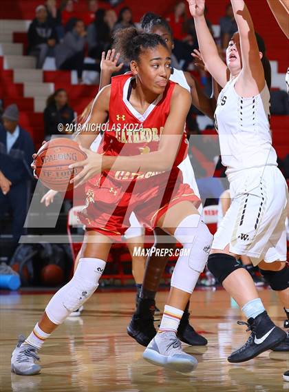 Thumbnail 2 in West Torrance vs. Cathedral Catholic (Battle at the Beach) photogallery.
