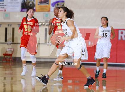 Thumbnail 1 in West Torrance vs. Cathedral Catholic (Battle at the Beach) photogallery.