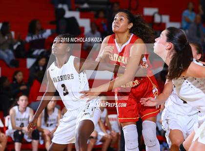 Thumbnail 3 in West Torrance vs. Cathedral Catholic (Battle at the Beach) photogallery.