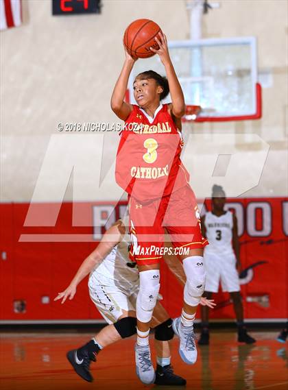 Thumbnail 1 in West Torrance vs. Cathedral Catholic (Battle at the Beach) photogallery.
