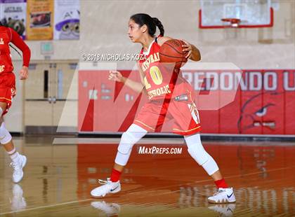 Thumbnail 1 in West Torrance vs. Cathedral Catholic (Battle at the Beach) photogallery.
