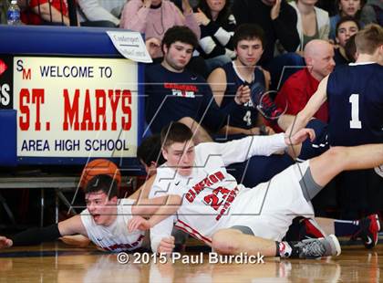 Thumbnail 2 in Cameron County vs. DuBois Central Catholic (District IX Quarterfinal) photogallery.