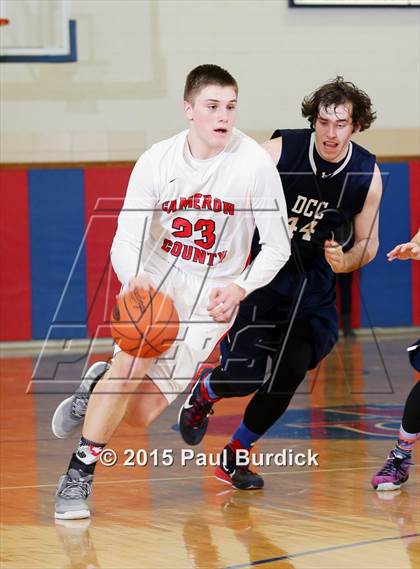 Thumbnail 2 in Cameron County vs. DuBois Central Catholic (District IX Quarterfinal) photogallery.