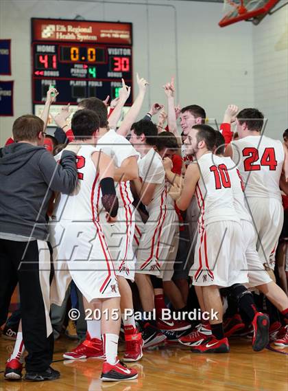Thumbnail 3 in Cameron County vs. DuBois Central Catholic (District IX Quarterfinal) photogallery.