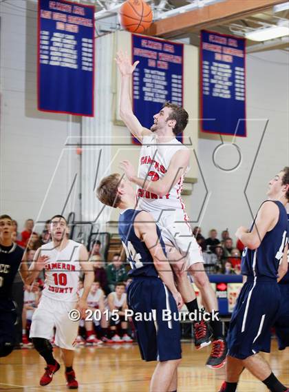 Thumbnail 3 in Cameron County vs. DuBois Central Catholic (District IX Quarterfinal) photogallery.