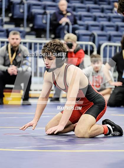 Thumbnail 1 in NYSPHSAA Wrestling Dual Finals Round 1 (Plainedge vs Port Jervis) photogallery.