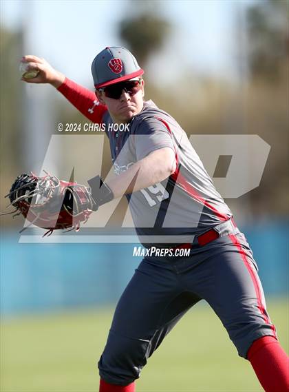Thumbnail 2 in Yuma Catholic vs Bradshaw Mountain (Lancer Baseball Classic) photogallery.