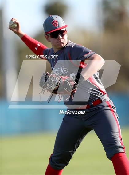 Thumbnail 3 in Yuma Catholic vs Bradshaw Mountain (Lancer Baseball Classic) photogallery.