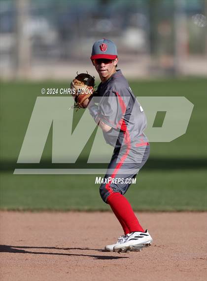Thumbnail 2 in Yuma Catholic vs Bradshaw Mountain (Lancer Baseball Classic) photogallery.