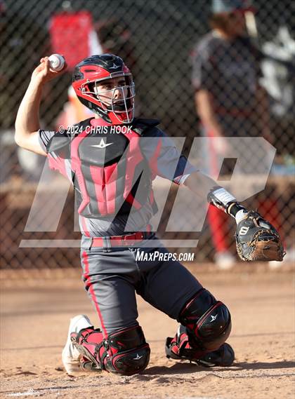 Thumbnail 3 in Yuma Catholic vs Bradshaw Mountain (Lancer Baseball Classic) photogallery.