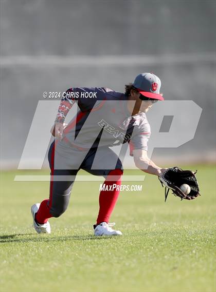 Thumbnail 1 in Yuma Catholic vs Bradshaw Mountain (Lancer Baseball Classic) photogallery.